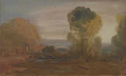 Landschaft mit Bäumen, zuvor J.M.W. Turner (1775-1851) zugeschrieben und auch Peter de Wint (1784-1849) zugeschrieben